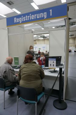 Am Dienstag ging das Impfzentrum Perleberg ans Netz. Foto: Landkreis Prignitz