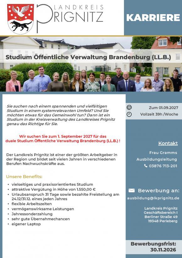 Studium Öffentliche Verwaltung Brandenburg (LL.B.) - Seite 1